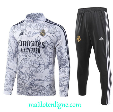 Thai Maillot Ensemble Real Madrid Enfant special Survetement Blanc 2024 2025 ligne 4922