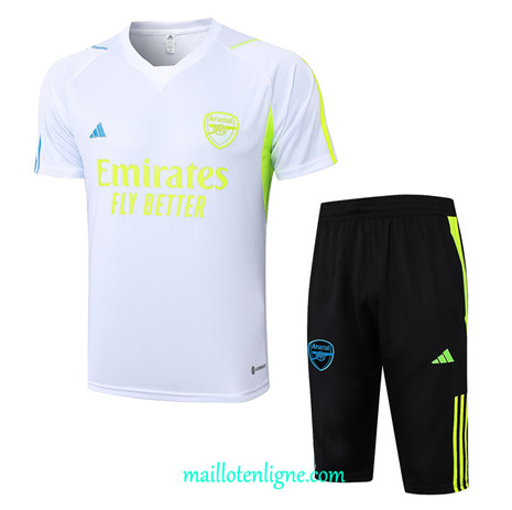 Thai Maillot Ensemble Arsenal Training Blanc 2024 2025 ligne 4928