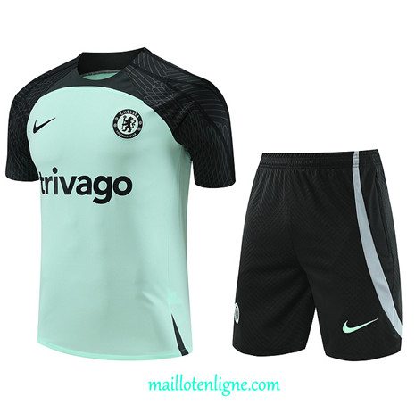 Thai Maillot Ensemble Chelsea Training vert 2024 2025 ligne 4945