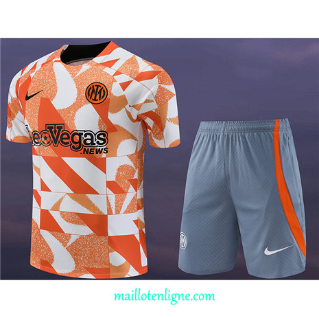 Thai Maillot Ensemble Inter Milan Training rouge 2024 2025 ligne 4956