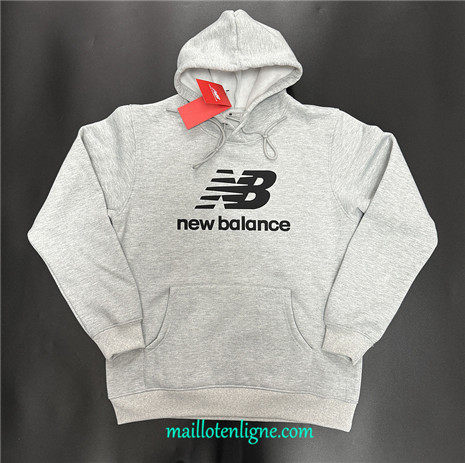 Thai Maillot Sweat A Capuche New Balance gris 2024 2025 ligne 5023