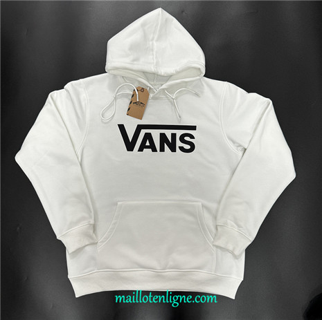 Thai Maillot Sweat A Capuche Vans Blanc 2024 2025 ligne 5035