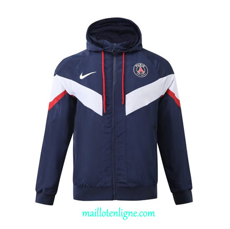 Thai Maillot Coupe vent Paris Paris Saint-Germain bleu marine 2024 2025 ligne 5047