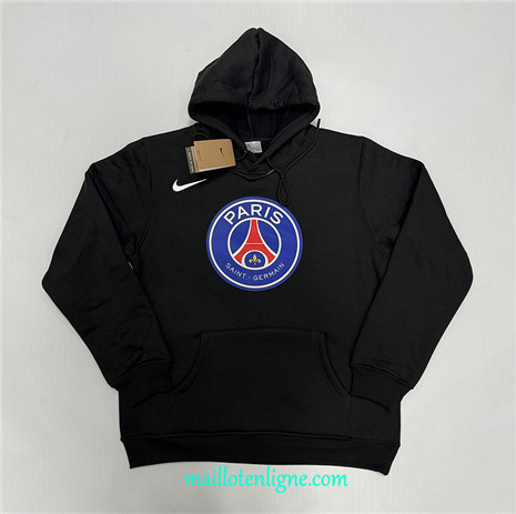 Thai Maillot Sweat A Capuche Paris Paris Saint-Germain noir 2024 2025 ligne 5049