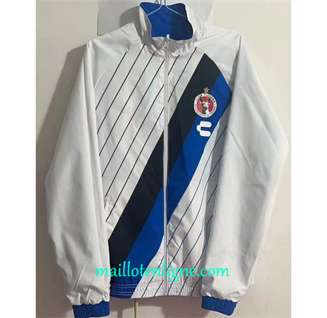 Thai Maillot Réversible Coupe vent Tijuana Blanc 2024 2025 ligne 46291