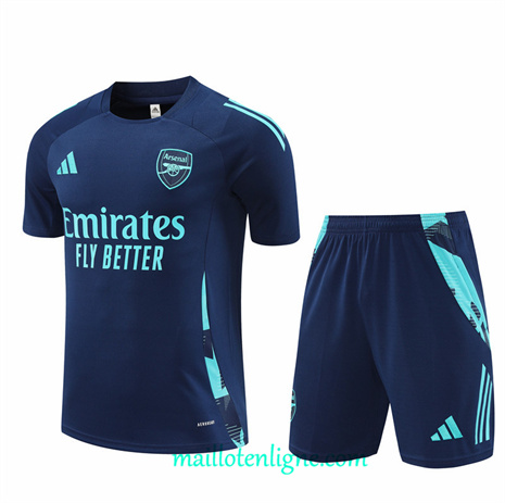 Thai Maillot Ensemble Arsenal + Short Training Bleu Marine 2024 2025 ligne248746
