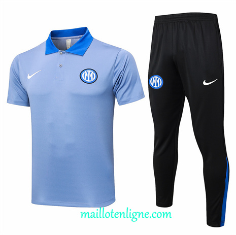 Thai Maillot Ensemble Inter Milan Polo Training Gris 2024 2025 ligne248824