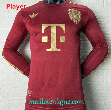 Thai Maillot de Player Bayern Munich 125e ​​anniversaire Manche Longue 2025 2026 ligne253388