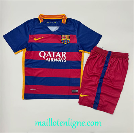 Thai Maillot de Retro Barcelone Enfant Domicile 2015-16 ligne253564