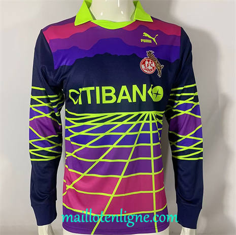 Thai Maillot de Retro1991-92#FC Koln Gardien De But Manche Longue ligne253544