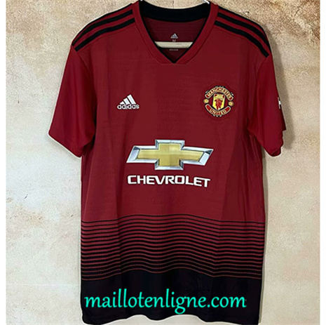 Thai Maillot de Retro Manchester United Domicile 2018-19 ligne253686