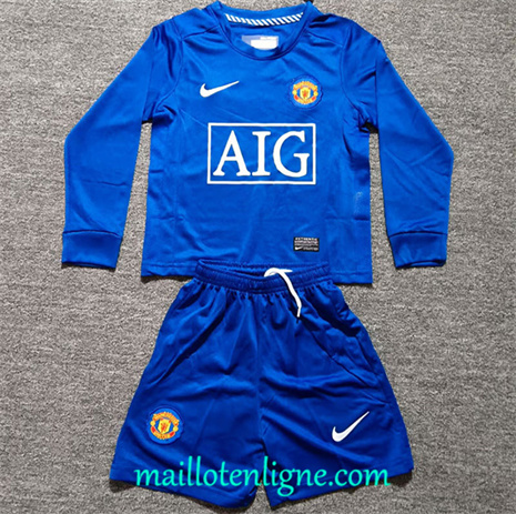 Thai Maillot de Retro2008-09#Manchester United Enfant Exterieur Manche Longue ligne253689