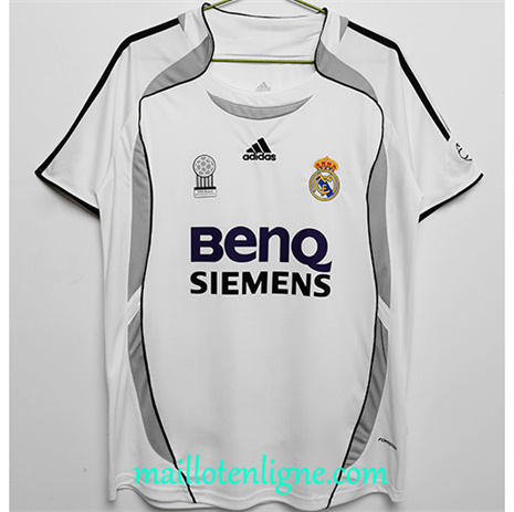 Thai Maillot de Retro Real Madrid Domicile 2006-07 ligne253583