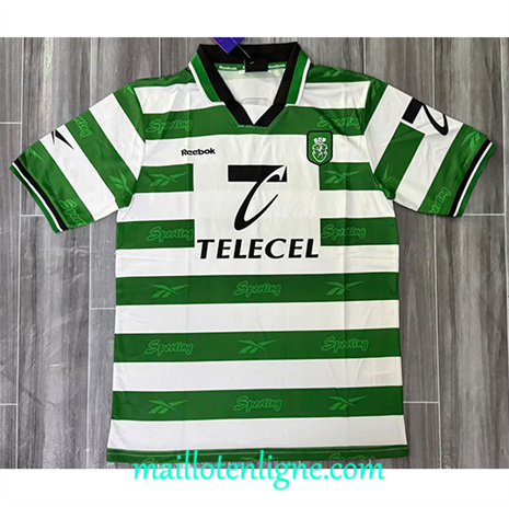 Thai Maillot de Retro Sporting Domicile 1999-00 ligne253506