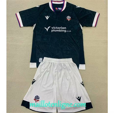 Thai Maillot de Bolton Wanderer Enfant Exterieur 2024 2025 ligne253125