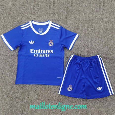 Thai Maillot de Real Madrid Enfant Bleu 2025 2026 ligne253179