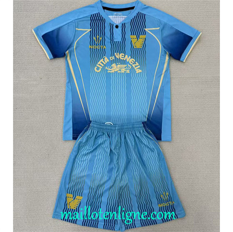 Thai Maillot de Venise Enfant Bleu 2024 2025 ligne253245