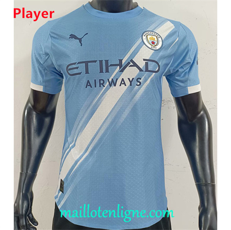 Thai Maillot de Player Manchester City Bleu 2025 2026 ligne253442