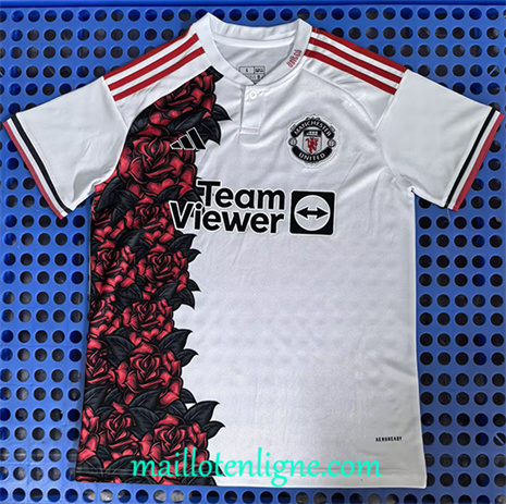 Thai Maillot de Manchester United Special Rouge/Blanc 2025 2026 ligne253481