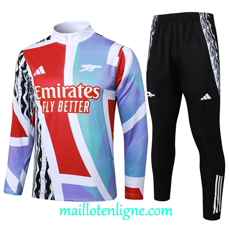 Thai Maillot de Ensemble Arsenal Enfant Survetement Blanc 2024 2025 ligne253280