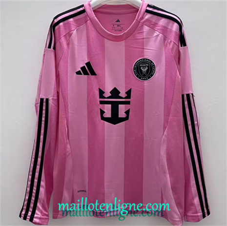 Thai Maillot Inter Miami Domicile Manche Longue 2025 2026