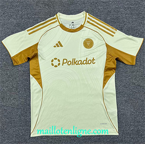 Thai Maillot Inter Miami Training Jaune 2025 2026