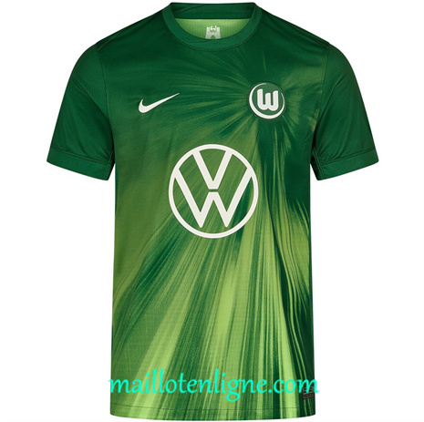Thai Maillot Wolfsburg Domicile Vert 2025 2026