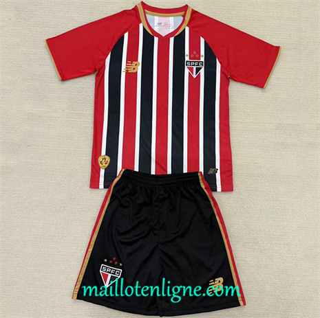 Thai Maillot Sao Paulo Enfant Exterieur 2025 2026