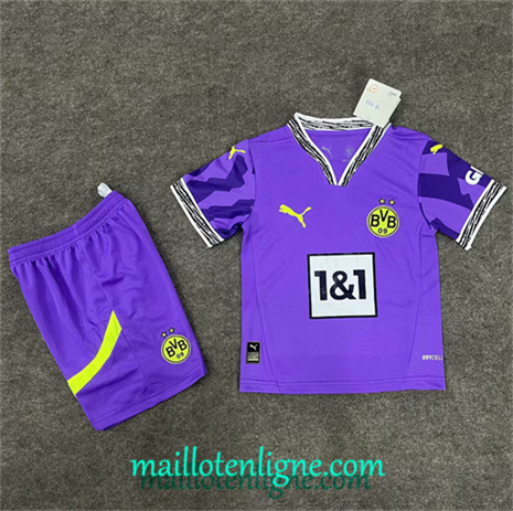 Thai Maillot Borussia Dortmund Enfant Violet 2025 2026