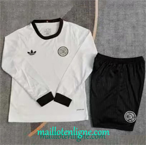 Thai Maillot Allemagne Enfant 120e anniversaire Manche Longue Blanc 2025 2026