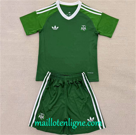 Thai Maillot Argentine Enfant Gardien De But Vert 2025 2026