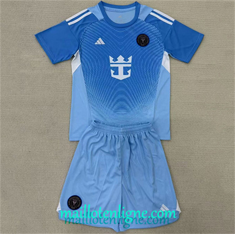 Thai Maillot Inter Miami Enfant Gardien De But Bleu 2025 2026