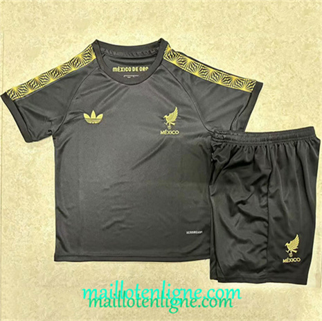 Thai Maillot Mexique Enfant Gold Cup Award Noir 2025 2026