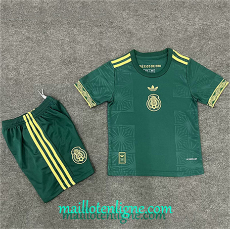 Thai Maillot Mexique Enfant Gold Cup Vert 2025 2026