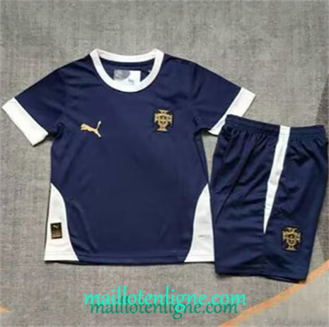 Thai Maillot Portugal Enfant Training Bleu 2025 2026