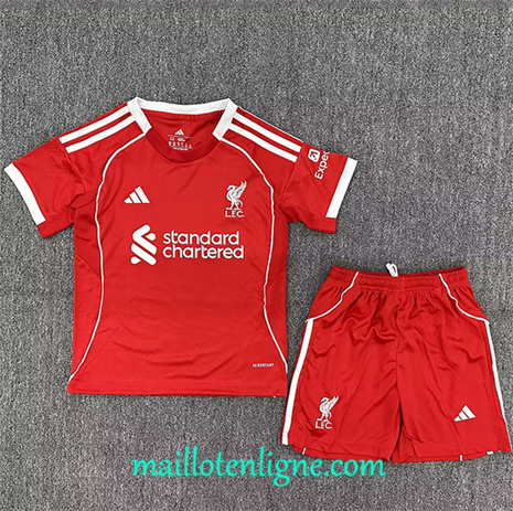 Thai Maillot Liverpool Enfant Domicile 2025 2026