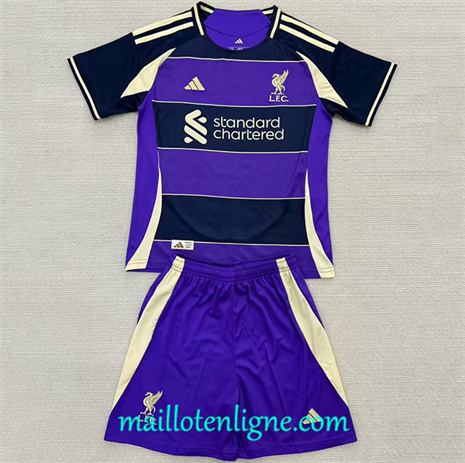 Thai Maillot Liverpool Enfant Pourpre 2025 2026