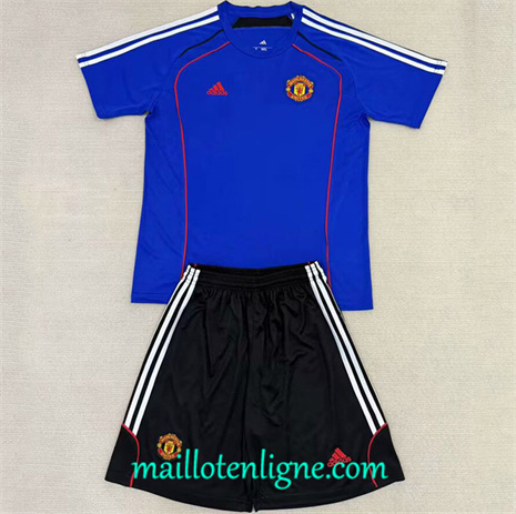 Thai Maillot Manchester United Enfant Training Bleu 2025 2026