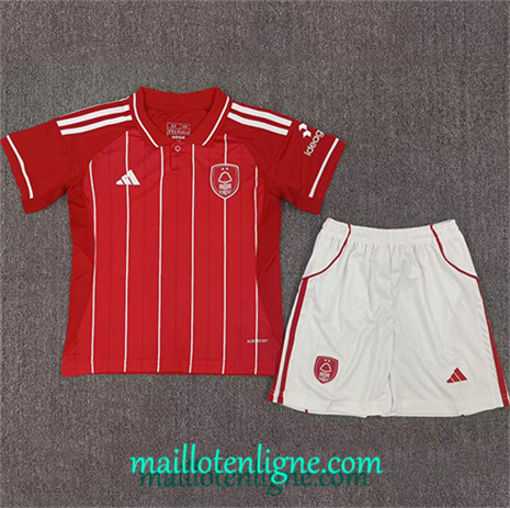 Thai Maillot Nottingham Forest Enfant Domicile 2025 2026