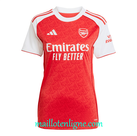 Thai Maillot Arsenal Femme Domicile 2025 2026