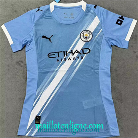 Thai Maillot Manchester City Femme Domicile 2025 2026
