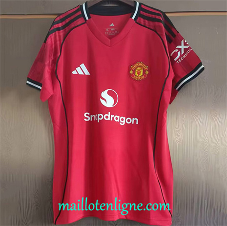 Thai Maillot Manchester United Femme Domicile 2025 2026