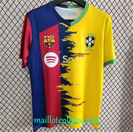 Thai Maillot Barcelone Bresil collaboration 2025 2026