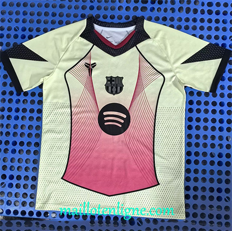 Thai Maillot Barcelone Jaune 2025 2026