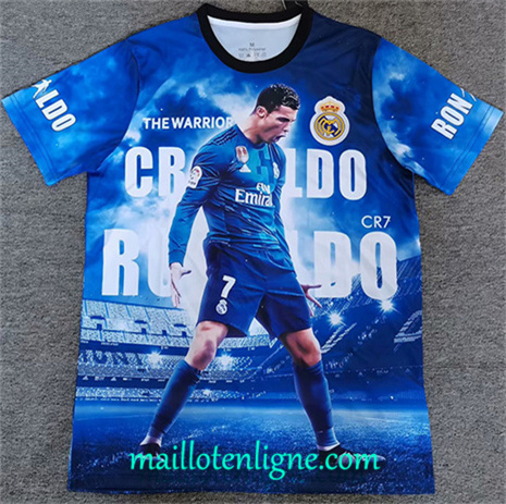 Thai Maillot Real Madrid Cristiano Ronaldo Special Bleu 2025 2026