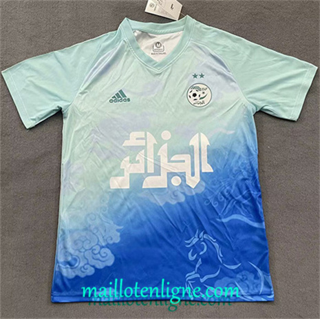 Thai Maillot Algerie Training Bleu/Vert 2025 2026