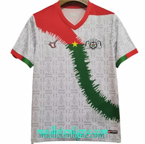 Thai Maillot Burkina Faso Exterieur Blanc 2024