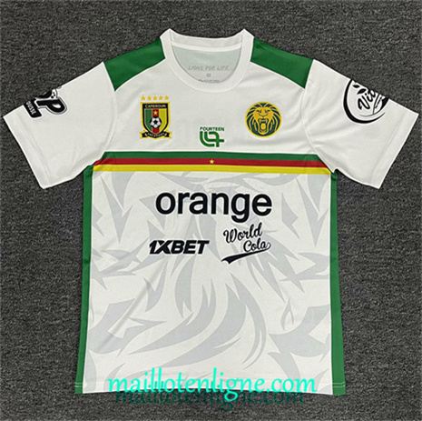 Thai Maillot Cameroun Training Blanc 2025 2026