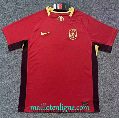 Thai Maillot Chine Domicile 2025 2026