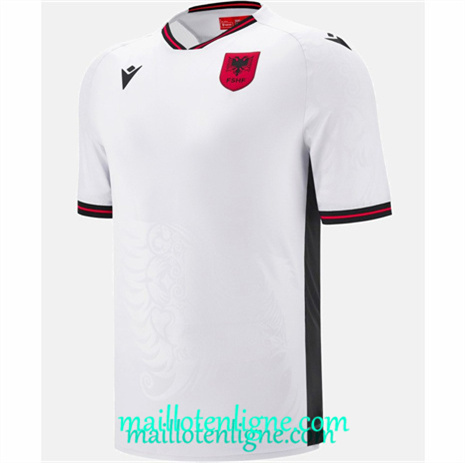 Thai Maillot Albanie Exterieur Blanc 2025 2026